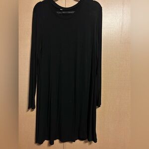 XL Black Long Sleeve Dress